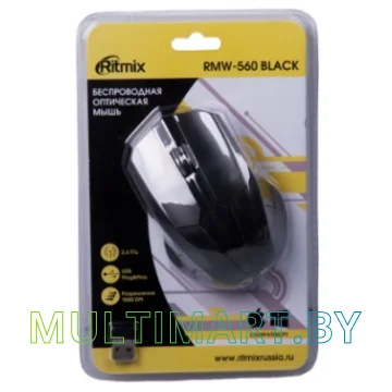 Мышь Ritmix RMW-560 (черный) картинка 3